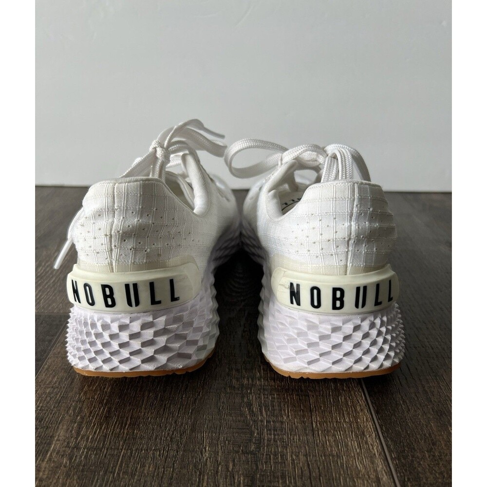 Nobull Allday Ripstop Runner Unisex M6 W7.5 Workout Gym Shoes White Gum - Picture 5 of 9